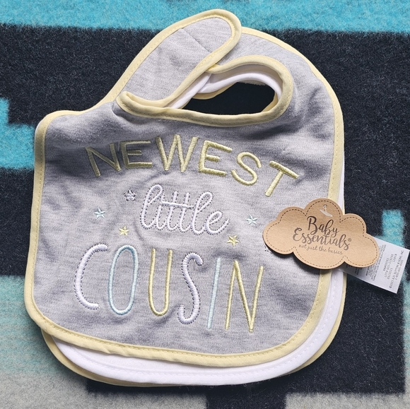 Baby Essentials 3Pk Bibs - Yellow - Picture 2 of 7